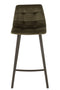BARSTOOL OLIVIER TEX/MET D GRN