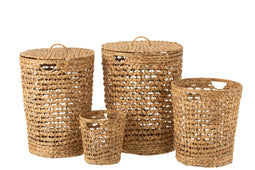 S/4 BASKETS + LID WATER HY NAT