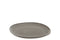 PLATE LOUISE CERAMIC BROWN M