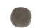 PLATE LOUISE CERAMIC BROWN M