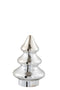 J-Line Kerstboom - glas - zilver - small