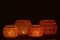 TLH VELVET BALL GLASS OCHRE L