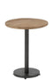 J-Line bijzettafel Bar Rond - metaal/hout - bruin