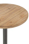 J-Line bijzettafel Bar Rond - metaal/hout - bruin