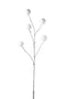 BRANCH POMPOM PLASTIC WHITE L