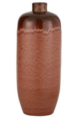VASE ALINE CERAMIC RED L