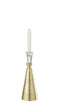 J-Line Vliegenbescherming plateau - dienblad - bamboe - wit - 3 stuks - woonaccessoires
