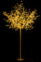 TREE LEAV GLI+LED MET SILV XL