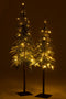 J-Line windlicht Oli - kaarshouder - glas - transparant - large -