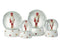 J-Line windlicht Oli - kaarshouder - glas - transparant - large -
