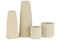 VASE MARIA LONG CER WHITE L