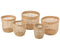 S/5 BASKETS OASIS SEAGR L NAT