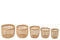 S/5 BASKETS OASIS SEAGR L NAT