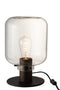 TABLELAMP KIYU GLA/STE TRA/BL