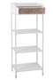 RACK 1 DRAWER+3 SHELVES MET WH
