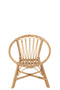 J-Line kinderstoel Ellen Rond - jute - naturel