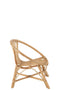 J-Line kinderstoel Ellen Rond - jute - naturel