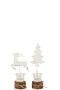 TLH TREE TREE/REIND WD/GL WH/BR ASS2