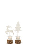 TLH TREE TREE/REIND WD/GL WH/BR ASS2