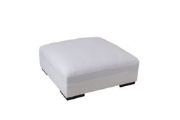 J-Line onderstel Poef Monaco Exclusief Hoes - textiel - wit