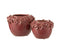 J-Line bloempot Bloem - keramiek - roze - large - Ø 22.50 cm