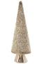 J-Line kerstboom - kunststof - goud - large