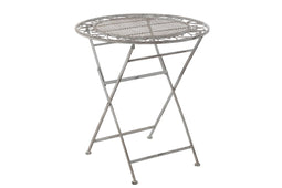 TABLE FOLDABLE GARDEN MET GREI