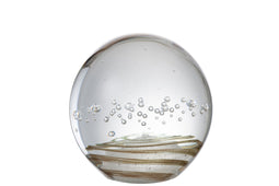 PAPERWEIGHT SPIR+BEL GL COP L