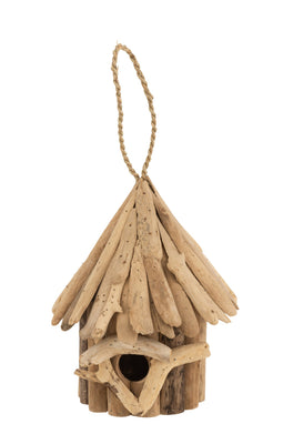 BIRDHOUSE DRIFTWOOD NATURAL S