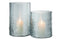 J-Line windlicht Zee - Kaarsenhouder - glas - blauw - large
