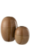 VASE BARBARA CERAMIC BROWN L