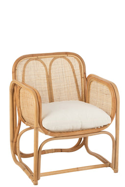 CHAIR+CUSH CASABLANCA RAT NAT