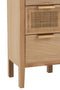 J-Line stoel + kussen Casablanca - jute - naturel