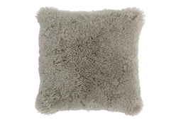 CUSHION SQUARE SHEEPSKIN L GRY