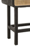 SIDE TABLE MOLLY EX WD/RAT BL