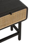 SIDE TABLE MOLLY EX WD/RAT BL