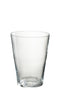 J-Line windlicht Conisch - kaarshouder - glas - transparant