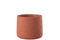 J-Line bloempot Potine - cement - terracotta - medium - Ø 14.00 cm - 2 stuks