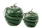 PAPERWEIGHT APPLE GLASS GRN L