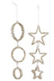 J-Line hanger - glas - champagne - 2 stuks