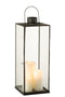 LANTERN HIGH GLASS/MET BLACK