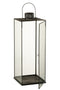 LANTERN HIGH GLASS/MET BLACK
