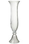J-Line vaas Tweedelig Elsi - glas - transparant