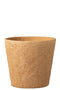 J-Line Bloempot Bistro - cement - naturel - Ø 26 cm - 2 stuks