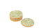 J-Line Bloempot Bistro - cement - naturel - Ø 26 cm - 2 stuks