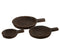 DISH ROUND HAND PAUL WD D BR L