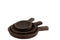 DISH ROUND HAND PAUL WD D BR L