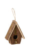 BIRD HOUSE BIG ROOF PINE WD BR