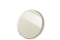 MIRROR ROUND BORDER METAL WH M