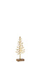 J-Line dennenboom Dun - aluminium - goud - small
